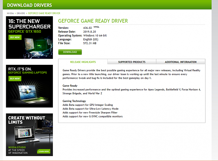geforce graphics driver geforce graphics driver