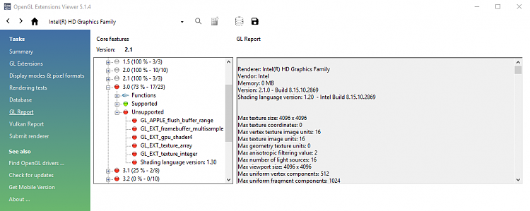 opengl 4.4 download windows 10 intel