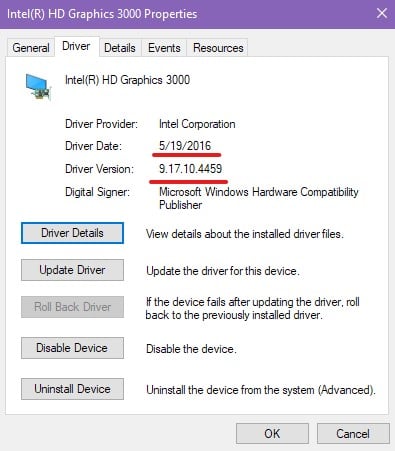 intel hd graphics 3000 driver download windows 10 64 bit