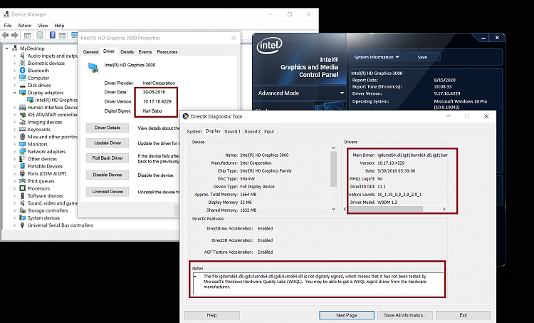 Intel HD Graphics 3000+AMD 7690M XT driver for W10,no such one,help-2.png