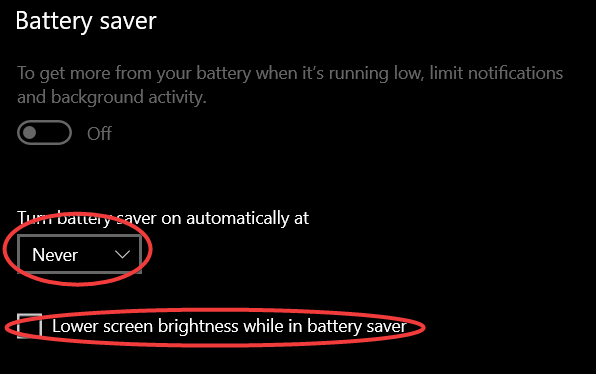 Display dims on battery power, even when fully charged.-00032.png