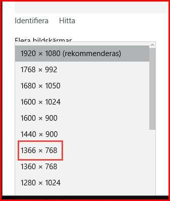 1366 X 768 Screen Resolution Not Available In Win 10 Solved Windows 10 Forums