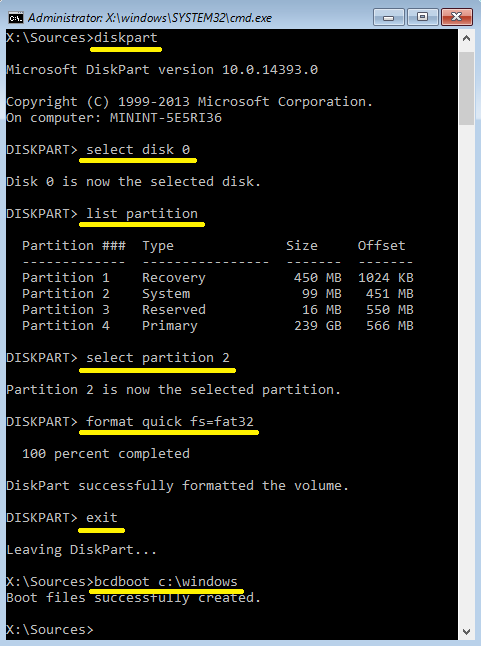 How do I restore w10 bootloader? dual boot with ubuntu on separate hdd-format-efi-system-partition.png