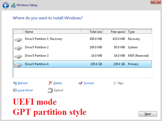 Does a Windows 10, clean install, create the necessary partitions?-uefi-mode-gpt-partition-style.png