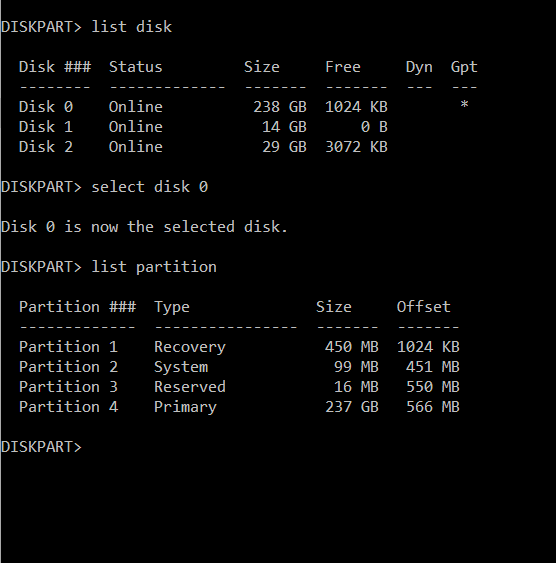 What Is The Default Partition Layout A Bit Confused Windows 10 Forums