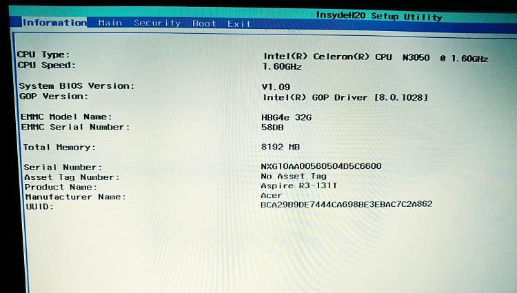Can't Boot with USB on Acer R3 131T-01.jpg