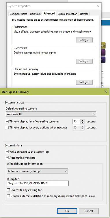 Windows update failing - version 1709 Update - no real error message.-advanced-system-settings.jpg