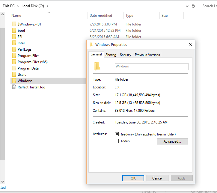 Windows 10 folder is too heavy-capture.png