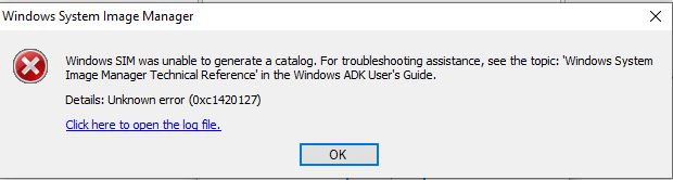 no images are available...win 10 install-wsim-0xc1420127-error.jpg