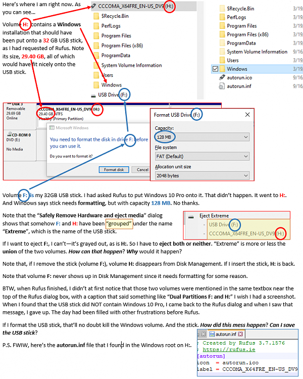 Using Rufus 3.7 to install Win 10 Pro USB stick fails, ruins stick(?)-rufus-post.png