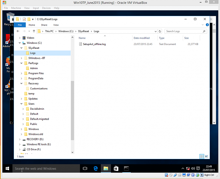 ADK 10: Windows Imaging and Configuration Designer-afterrecoverydrive_butnotbaremetal.png