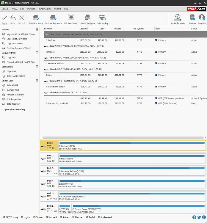 migrated OS, now strange partition and un-usable E drive-minitool-2.jpg