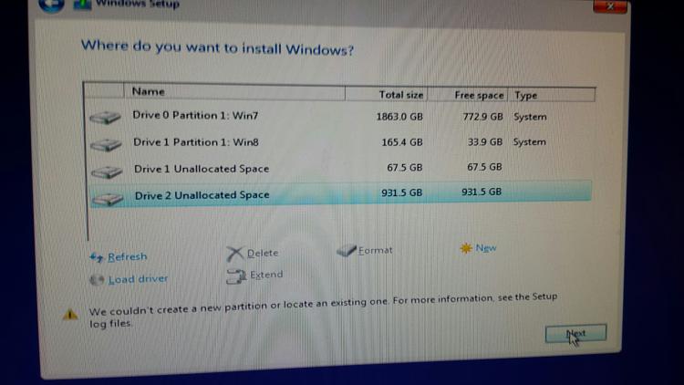 Windows 10 Clean Install - We couldn't create a new partition or locat-20150729_204149.jpg