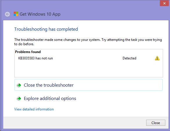 No Windows 10 App-problems-found.jpg