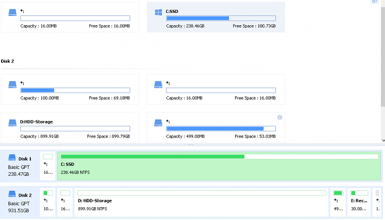 Clean Windows 10 install on SSD with HDD as storage only-partitions.png