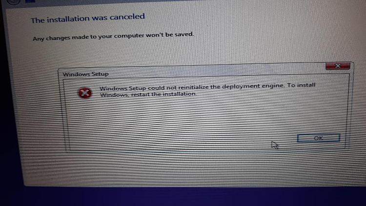 Unable to reinstall Windows 10 - Multiple Problems-september-13-2020-windows-setup-could-not-reinitialize.jpg