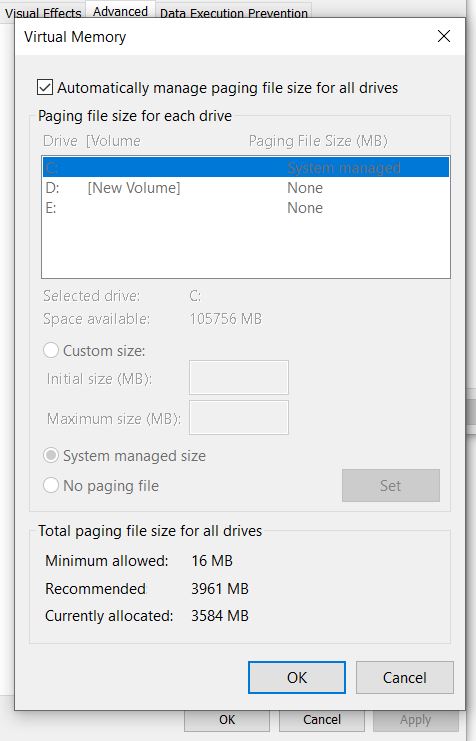 Error installing Windows .ISO : &quot;second boot phase&quot;-virtualmemory.jpg