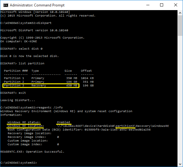 Recovery Partition (or lack of it) problem-w10-bios-mbr-diskpart-reagentc-info.png