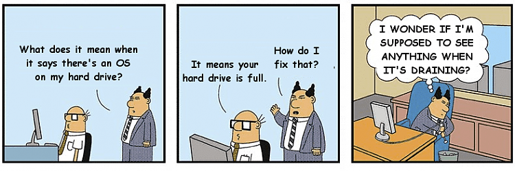 Follow up, best way to remove Win 10 from HD after installing SSD w/OS-dilbert-draining-blank.png