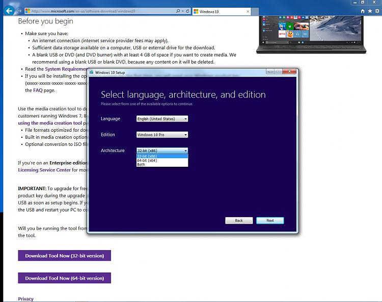 Media Creation Tool, no &quot;Select language, architecture &amp; edition&quot; page-mct.jpg