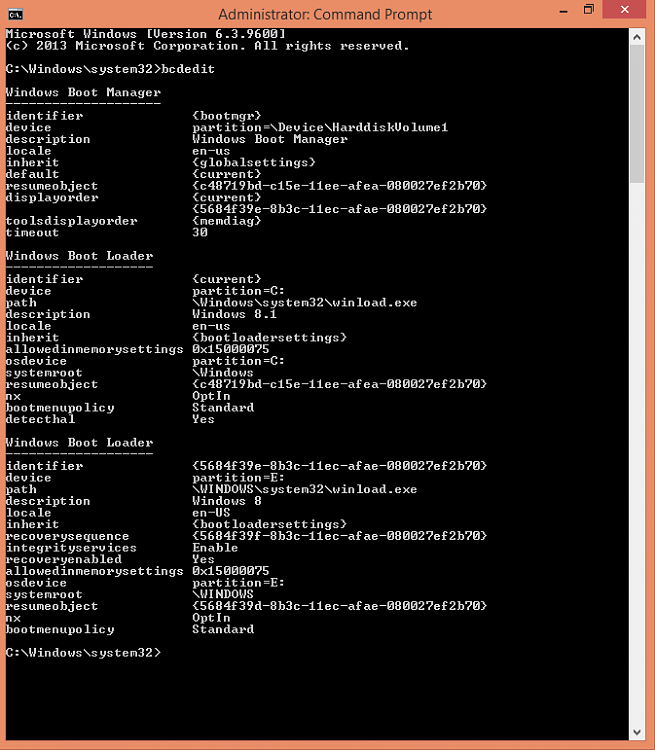 I need some help with a bit complex Windows 10 dual boot situation..-bcdedit.png
