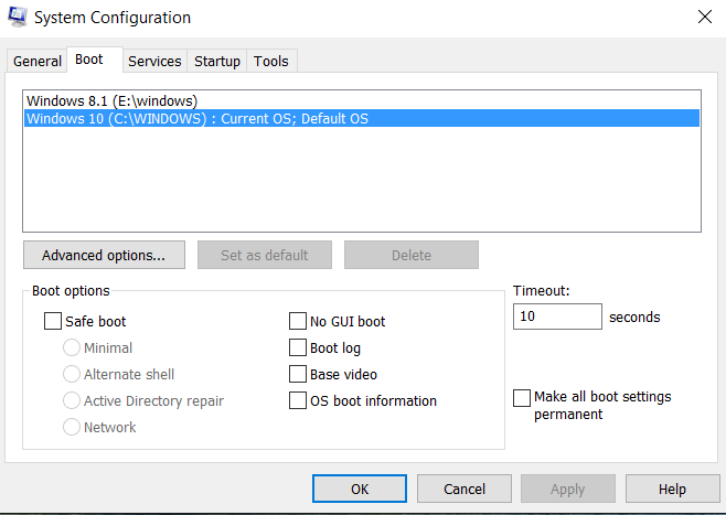 wrong drive letter in msconfig / boot in dual boot system-capture2.png