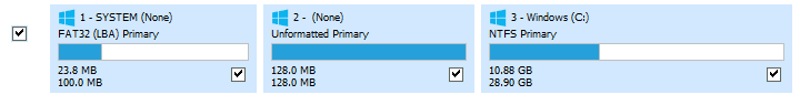 Will I get a Win 10 x64 install on a 20gb drive-w10part.png
