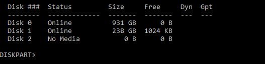 Is unformated primary partition necessary-diskpart.png