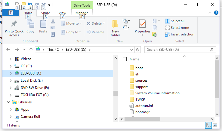 Install Windows 11 using a USB drive (Media Creation Tool) 