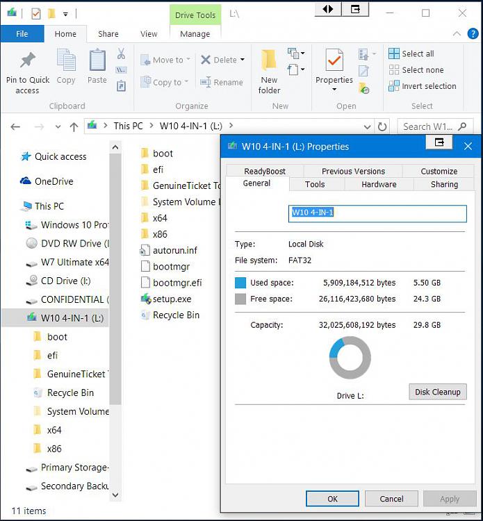 How do I reformat the 64GB USB stick used by media creation tool ?-w10-install-key-32gb-drive.jpg