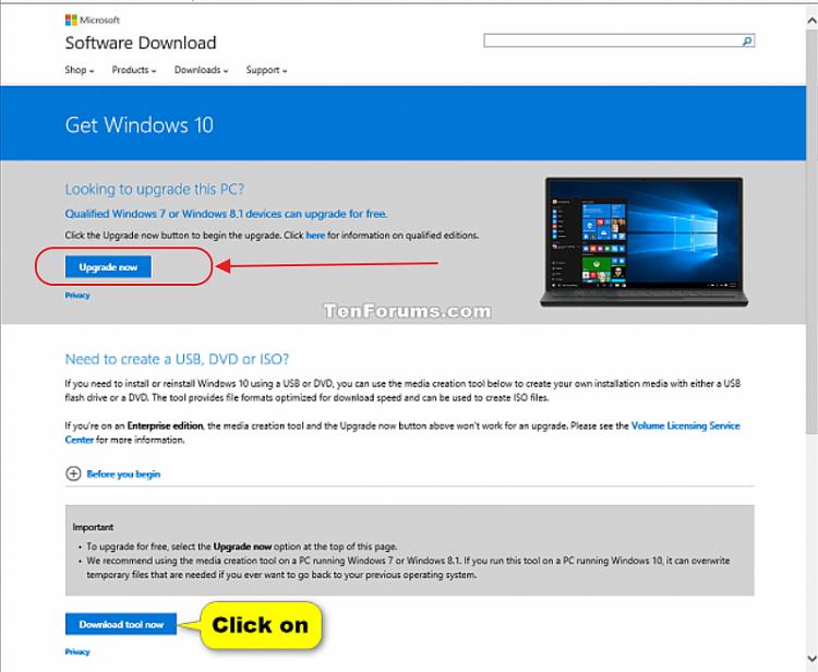 Hey Where Is That Upgrade Now Button Gone To Windows 10 Forums