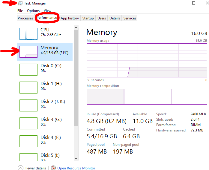 Unable to install WIN 10-task-manager-memory.png