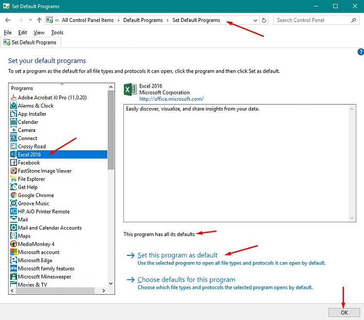 How to make Excel 2016 the default app to open xls and xlsx data files-screenshot_1.jpg