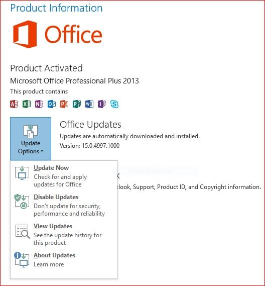 microsoft office update for mac 2013 wont activate