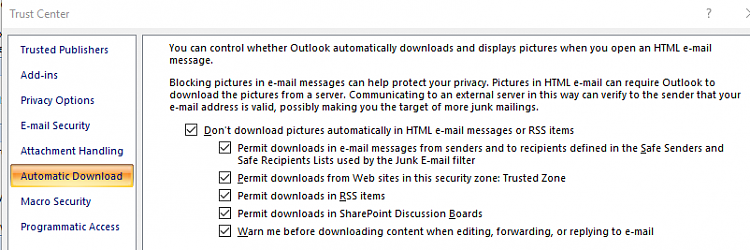 Outlook 2007 pics not showing on some emails-outlook-tools-trust-centre-automatic-download.png
