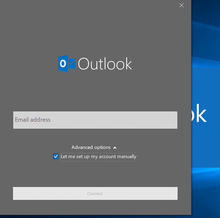 brighthouse email setup for outlook 2016