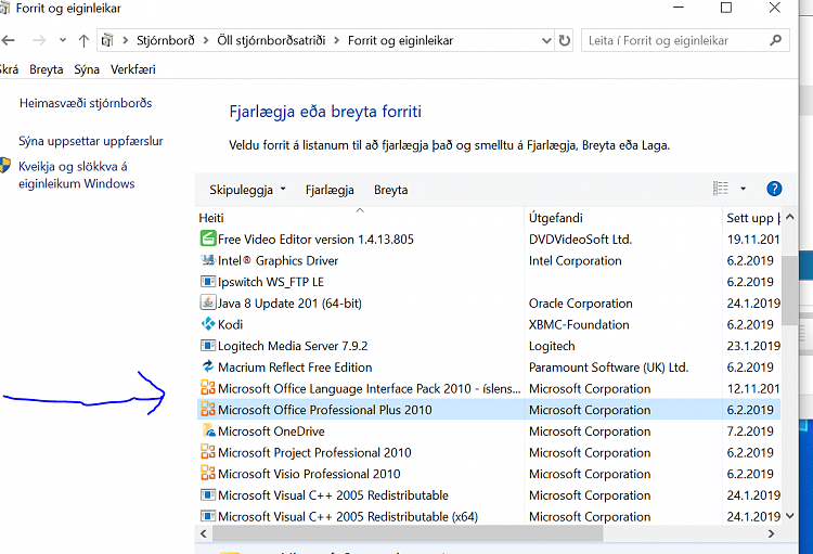 How do I remove Sharepoint Workspace from my home computer?-o10.png
