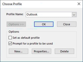 configure outlook for office 365 to have default profile configure outlook for office 365 to have default profile