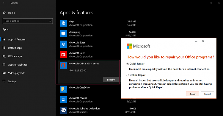 Office 365 programs: Application unable to start correctly 0xc0000142  Solved - Windows 10 Forums