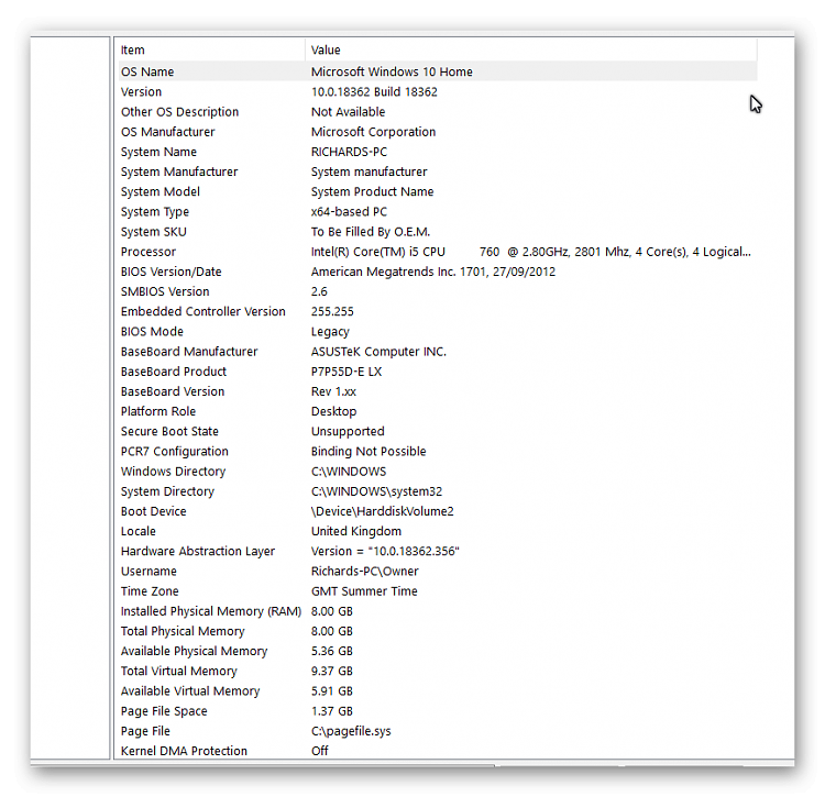 MS Outlook 2007 set up mistake-sys-info.png