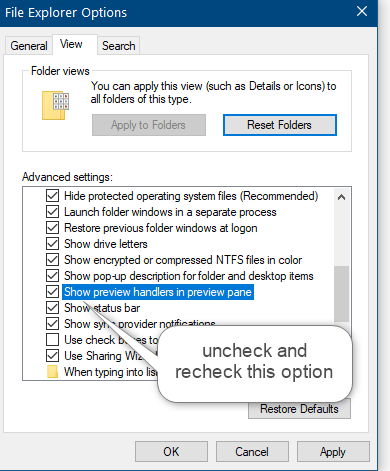 Office 2016 - no preview of Excel documents in File Explorer-image.png