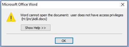 MS Wrod Error Message user don't have access privileges-word-file-open-error.jpg