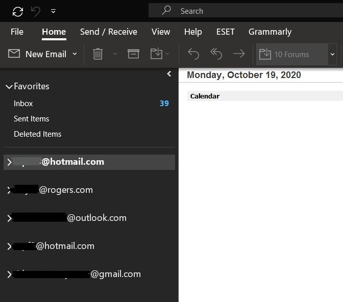 having problems setting up gmail in outlook 2016