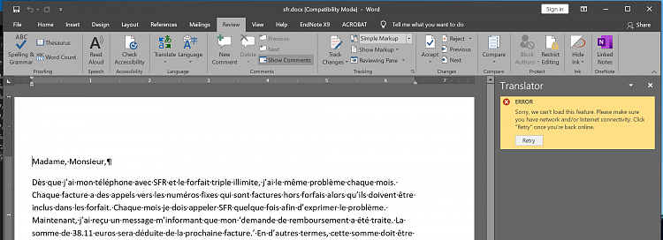 How do I disable the Translate feature in Word?-t2.png