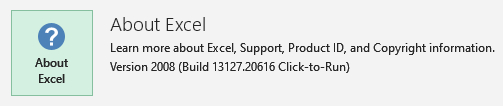 The notorious &quot;No preview only of Excel files in Explorer&quot;-about-excel-version.jpg