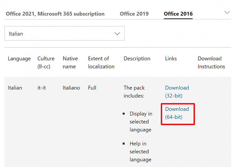 Microsoft Office plus 2016 ITA Volume License download - Windows 10 Forums