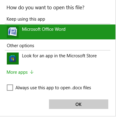 I subscribed to Microsoft 365. How to continue using desktop Office?-word-docx-choose-another-app-dialog.png