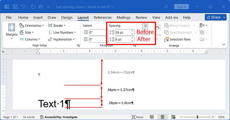 How to Adjust Distance Between Texts in Word 2013?-spacing1.jpg