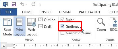 How to Adjust Distance Between Texts in Word 2013?-show-gridlines.jpg