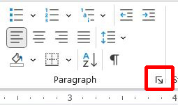 How to Adjust Distance Between Texts in Word 2013?-open-paragraph-dialog.jpg